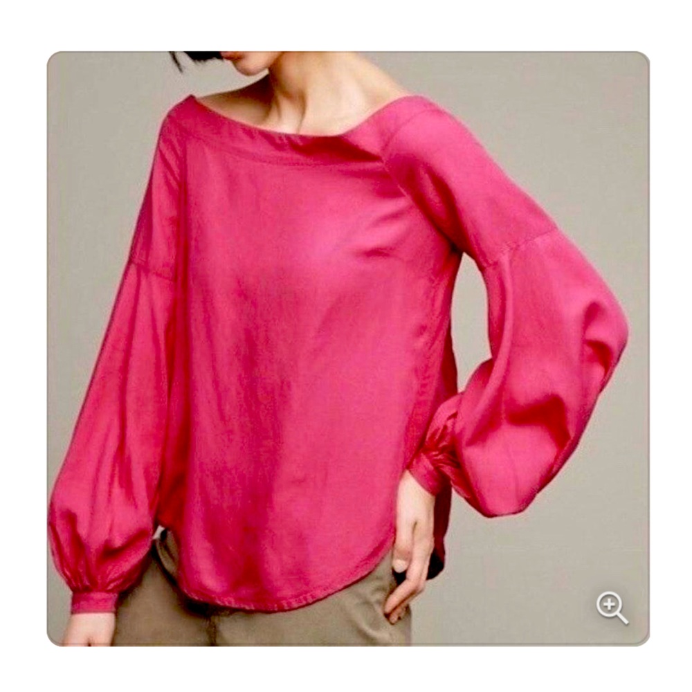 Anthropologie Floreat off the shoulder blouse